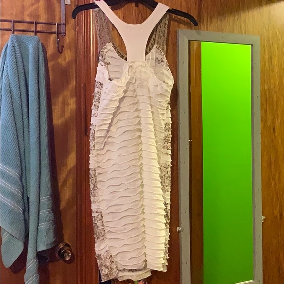 Sheer Ruffle Dress, Small - Picture 3 of 5